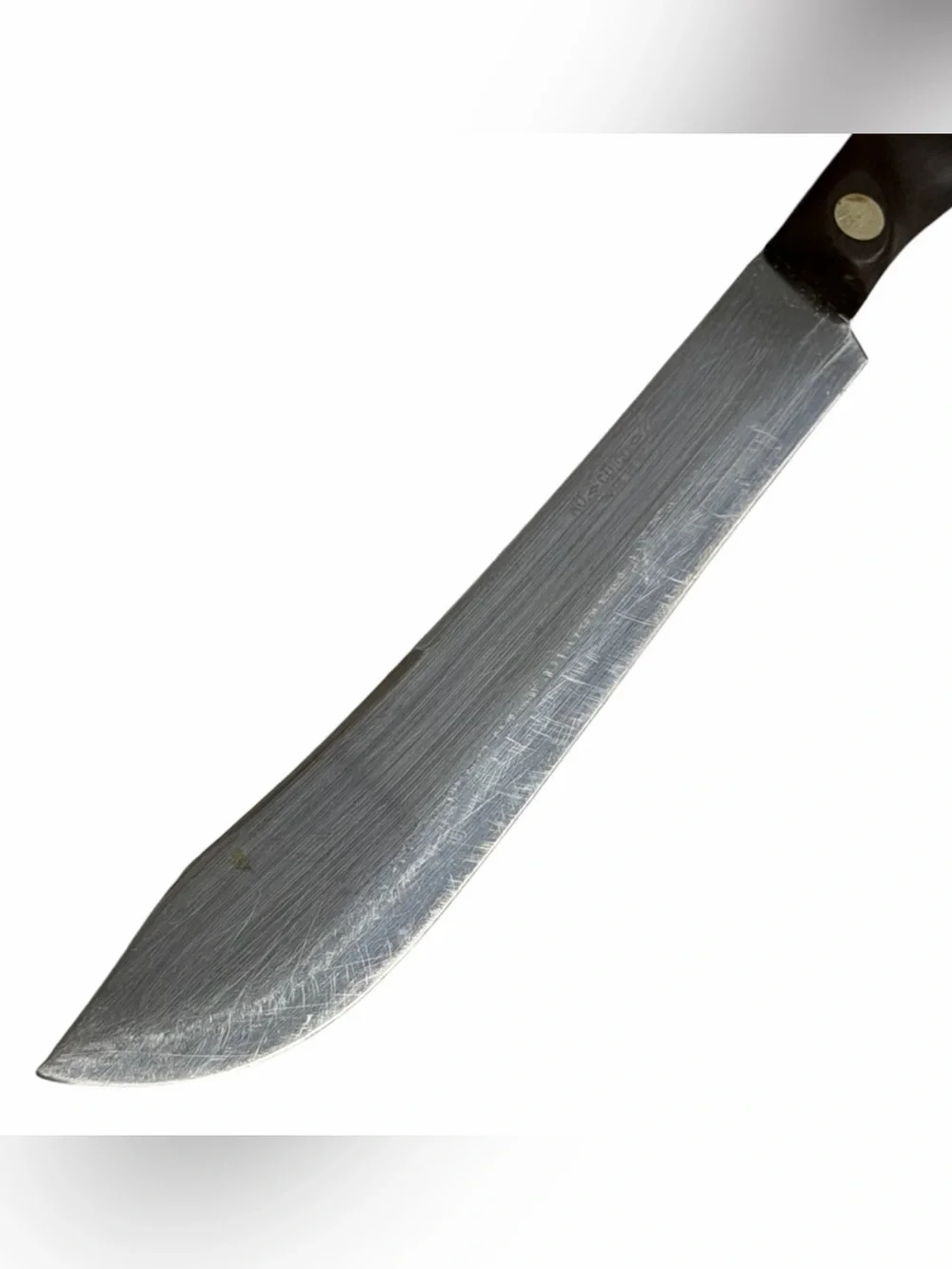 Cutco No 22 Butcher Knife w/Brown Swirl Handle 8